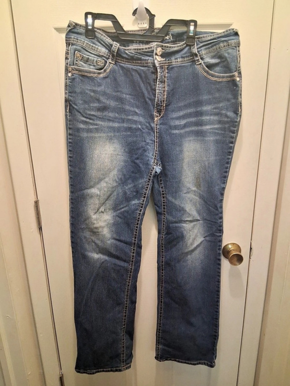 WallFlower C2F Straight Leg Jeans Blue Waist 20